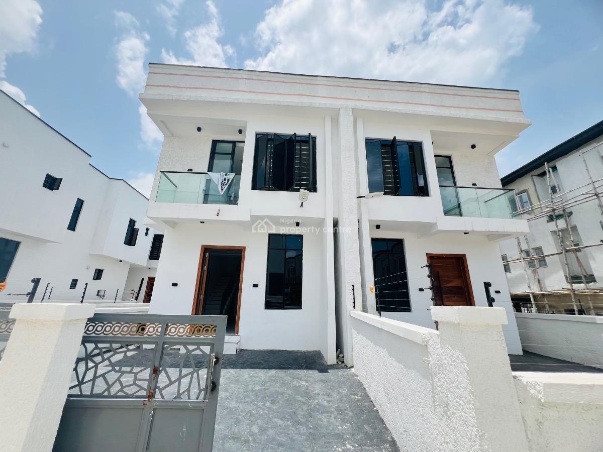 4bedroom Semi Detached Duplex with Bq, Ikota, Lekki, Lagos, Semi-detached Duplex for Rent