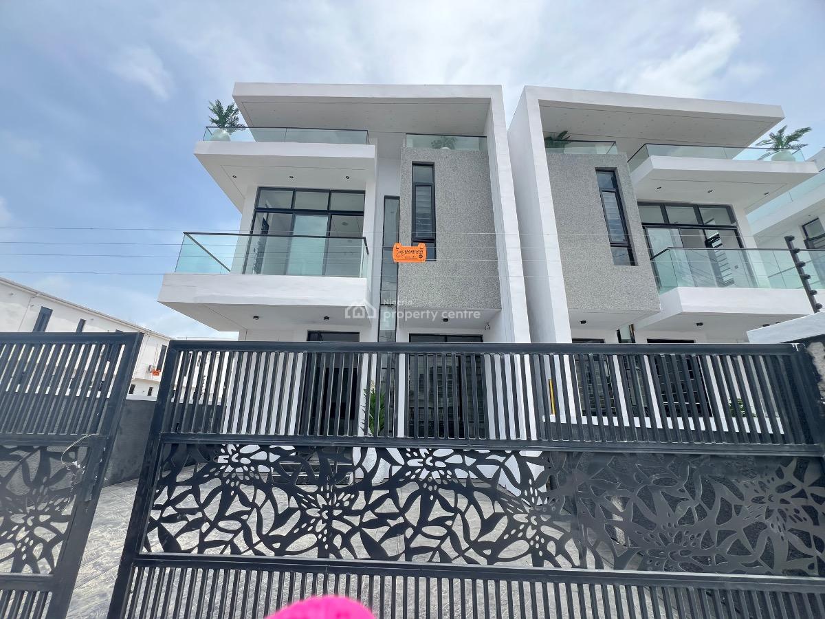 4bedroom Semi Detached Duplex with Bq, Ikota, Lekki, Lagos, Semi-detached Duplex for Sale