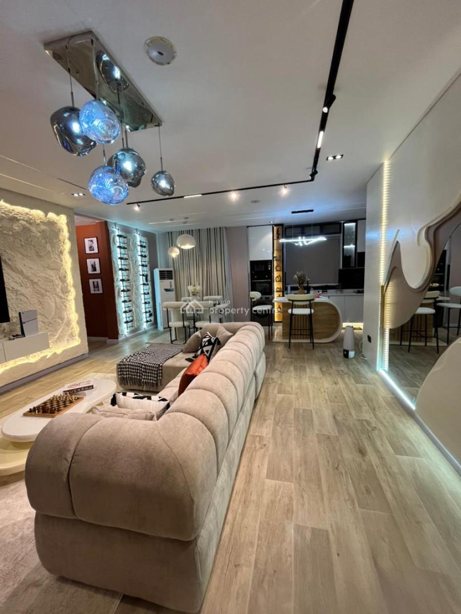 Luxury 2 Bedroom Apartment with Housekeeping and Wine Bar, Swimming Pool, Gym,ps5, 24hrs Power Supply and Security, Ikate, Lekki, Lagos, Flat / Apartment Short Let