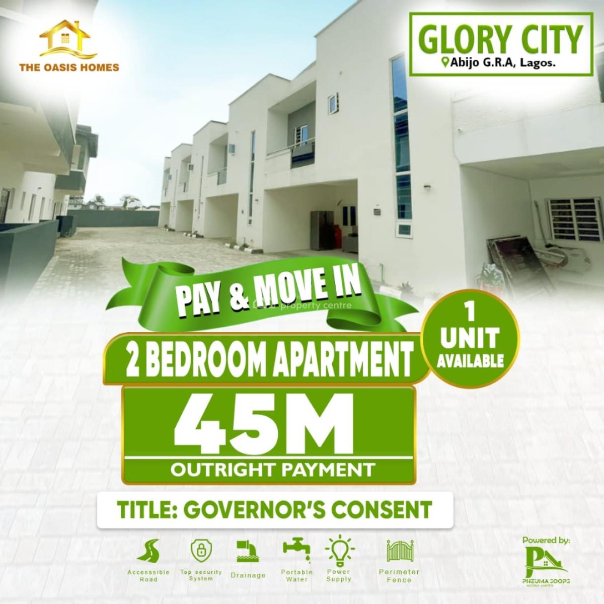 Glorycity Estate, Abijo, Lekki, Lagos, Flat / Apartment for Sale