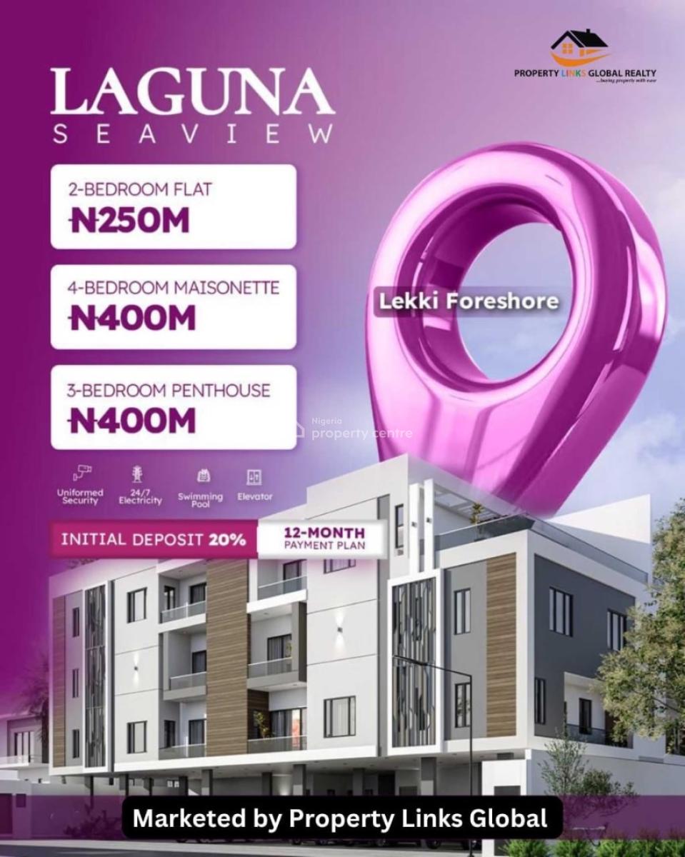 Modern 3 Bedroom Penth Apartment + Bq in Lekki, Orange Island, Lekki Phase 1, Lekki, Lagos, Flat / Apartment for Sale