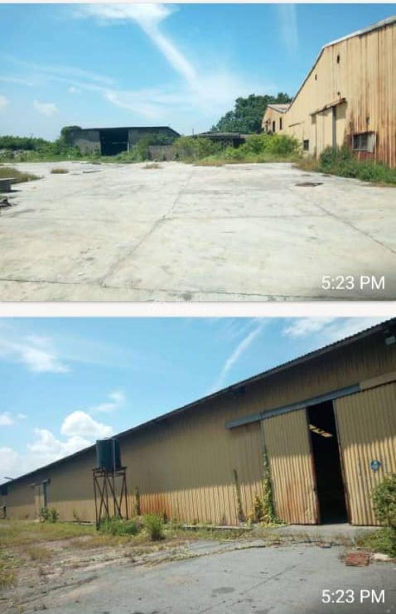Warehouses on Approx *4 Acres of* Land with Large Parking Space, Slightly Off Oshodi Apapa Express.just After Mile, Mile 2, Isolo, Lagos, Warehouse for Sale