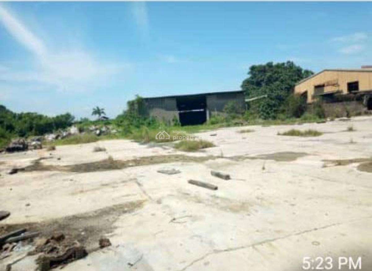 Warehouses on Approx *4 Acres of* Land with Large Parking Space, Slightly Off Oshodi Apapa Express.just After Mile, Mile 2, Isolo, Lagos, Warehouse for Sale