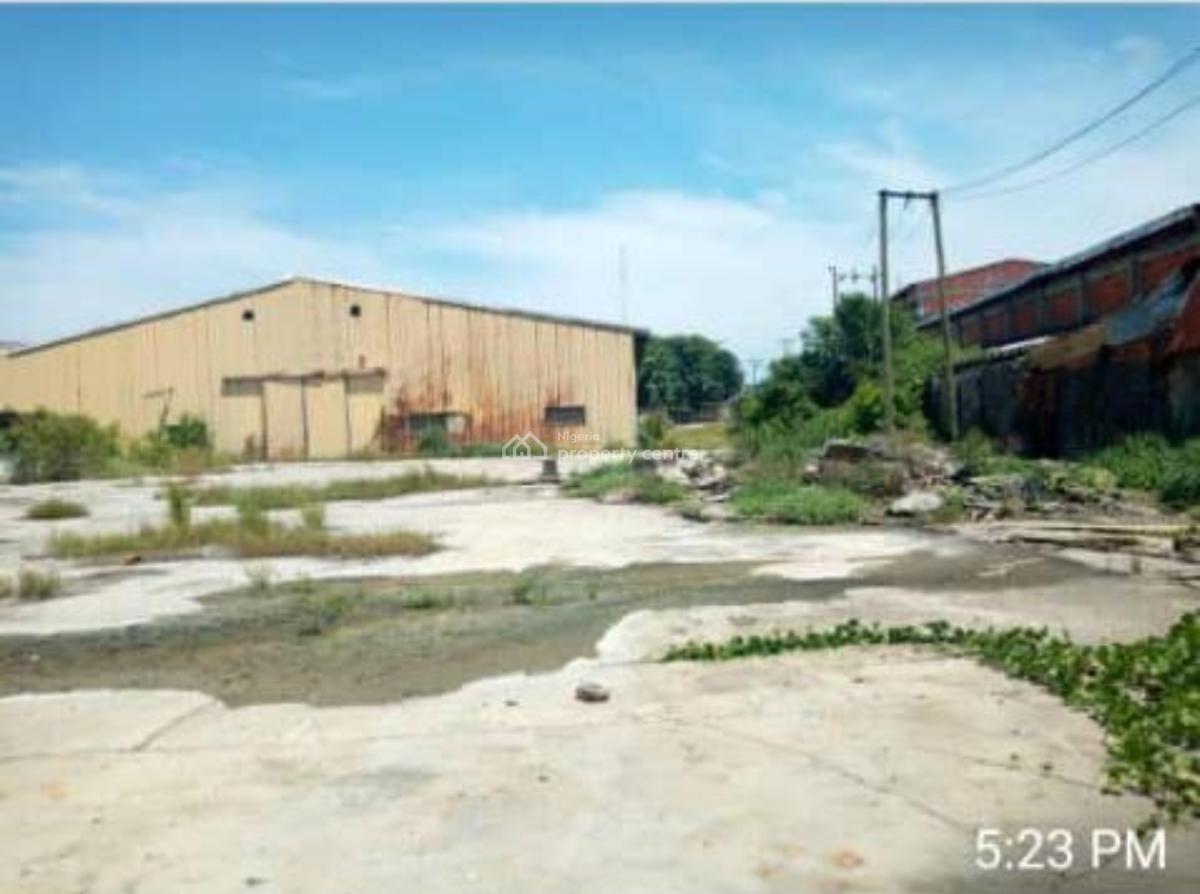 Warehouses on Approx *4 Acres of* Land with Large Parking Space, Slightly Off Oshodi Apapa Express.just After Mile, Mile 2, Isolo, Lagos, Warehouse for Sale