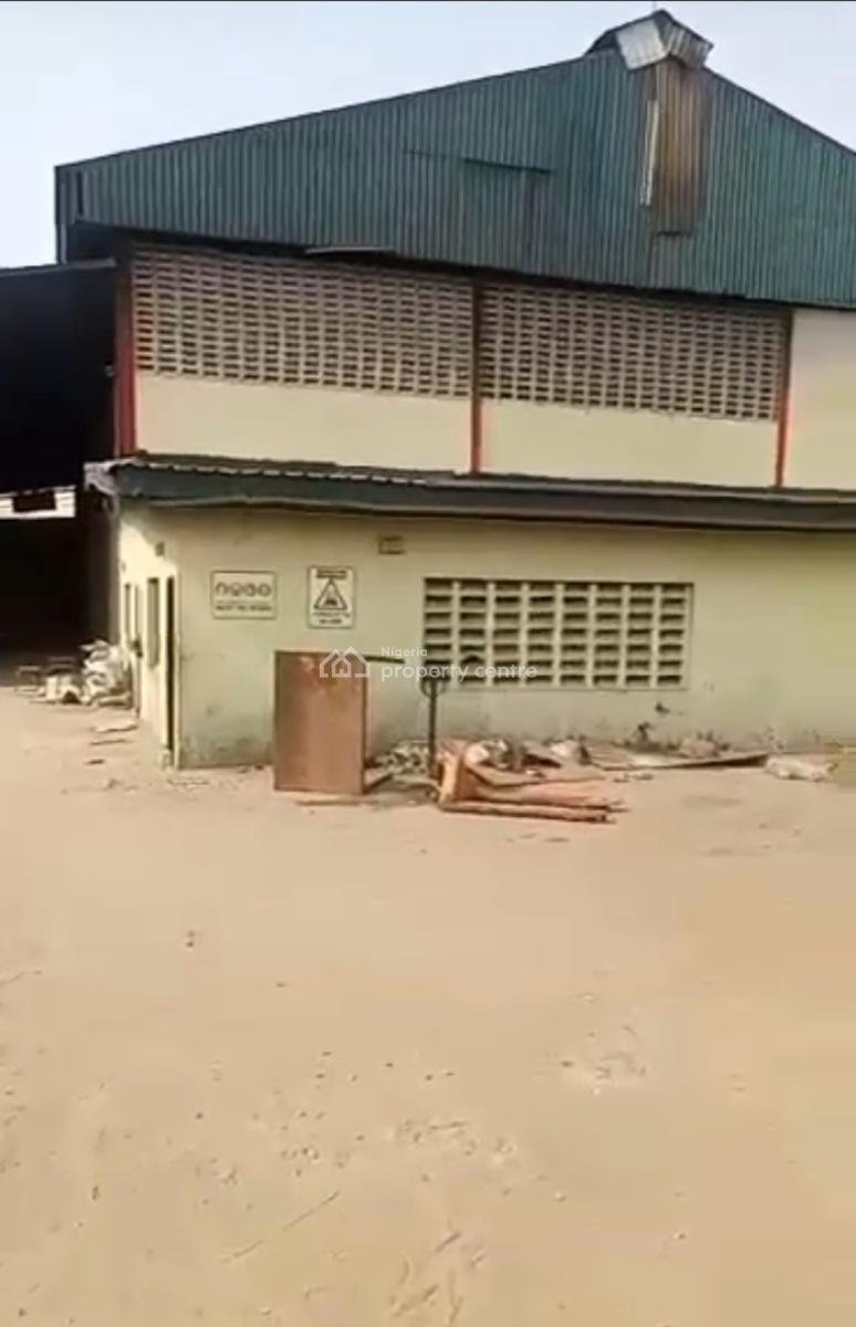 a Bay Warehouse of 1200 Sqm with a Storey Office Building on 1.5 Acres, Off Lagos Ibadan Exp Way Ayetoro Village., Asese, Ibafo, Ogun, Warehouse for Sale