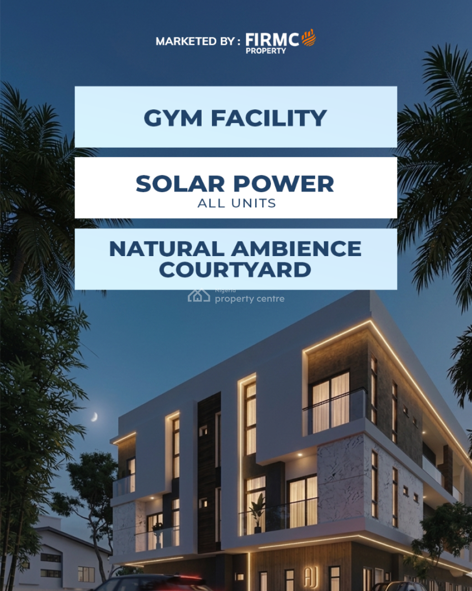 2 Bedroom Apartments with Excellent Solar Energy, (the Melon Apartments), Akowonjo, Alimosho, Lagos, Flat / Apartment for Sale