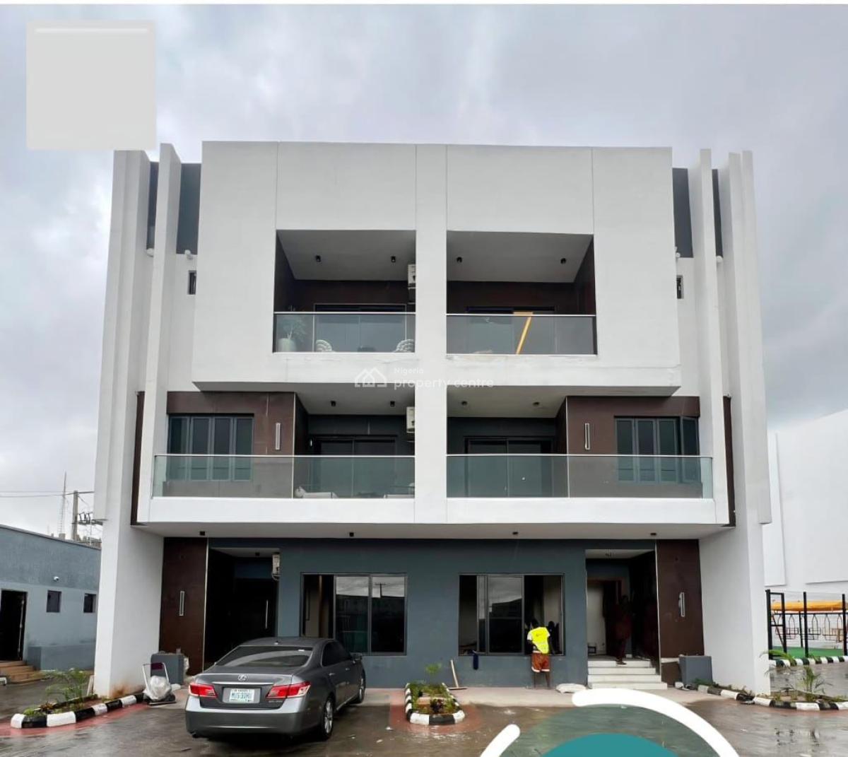 Furnished 5 Bedroom Semi Detached Duplex + 1 B/q with  Swimming Pool, Lekki, Lagos, Semi-detached Duplex for Sale
