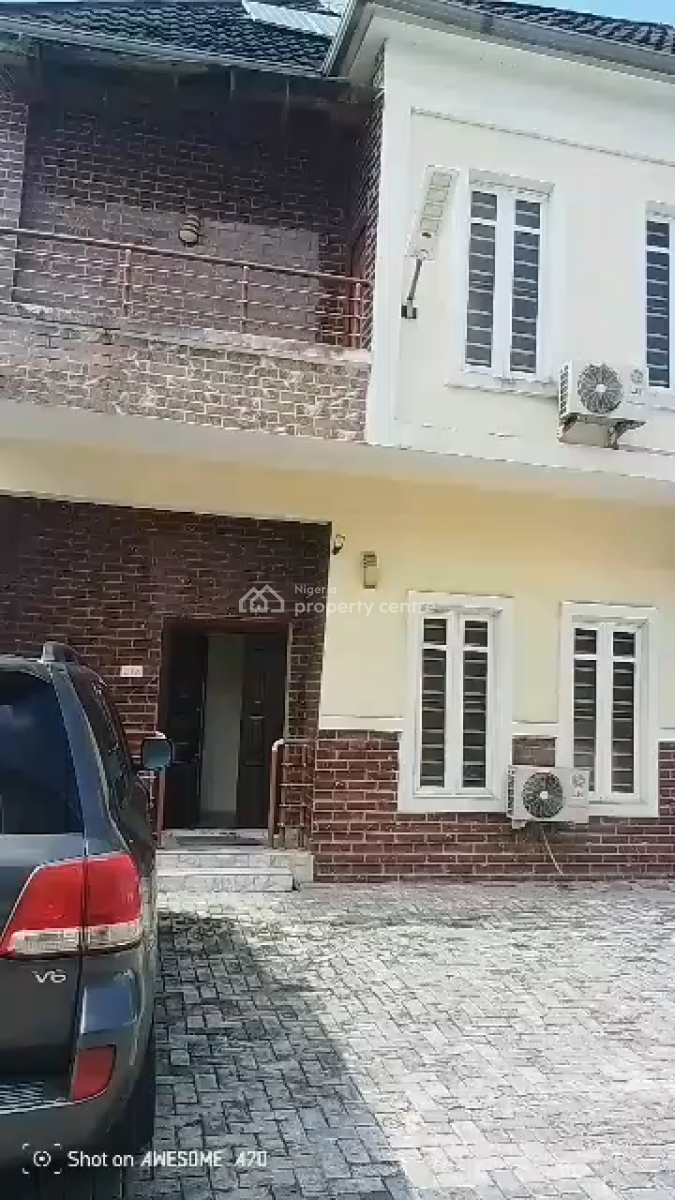 a 4 Bedroom Duplex & Solar Inverter.., Ikota Royal View Estate Opposite Mega Chicken (access Code Estate) Lag, Ikota, Lekki, Lagos, Terraced Duplex for Sale