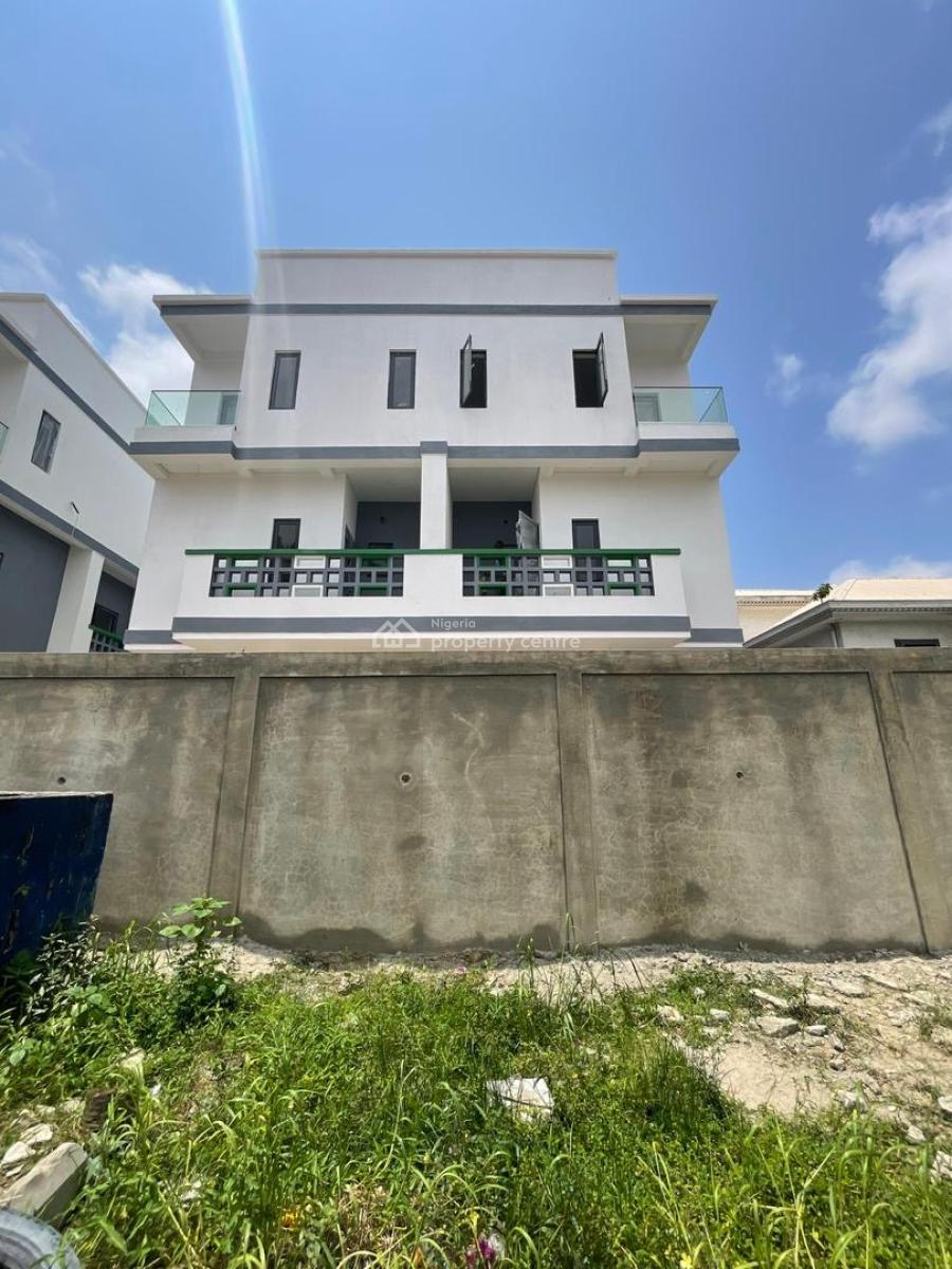 Exclusive 4 Bedroom Semi Detached Duplex with Bq, Top Quality Home in a Jacuzzi in a Flood Free Location, Lekki Phase 1, Lekki, Lagos, Semi-detached Duplex for Sale