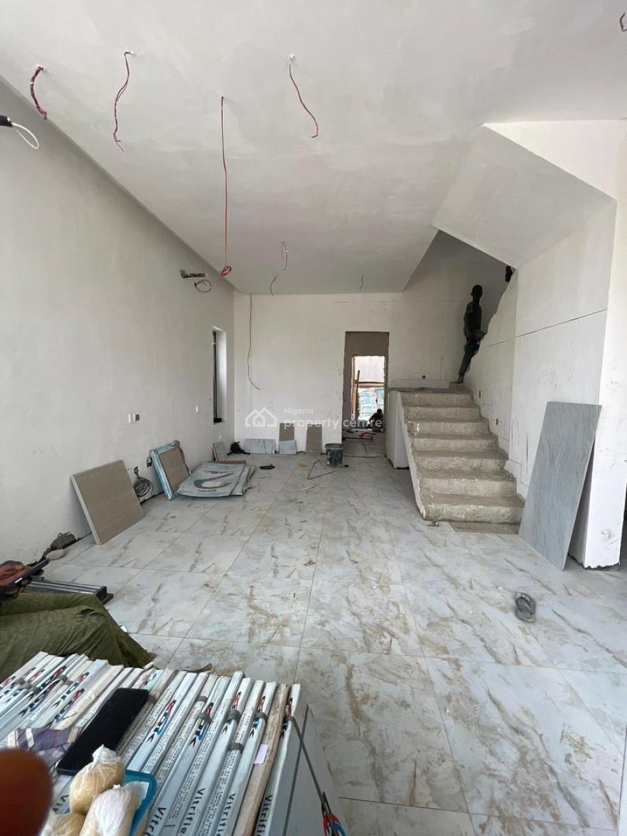 Exclusive 4 Bedroom Semi Detached Duplex with Bq, Top Quality Home in a Jacuzzi in a Flood Free Location, Lekki Phase 1, Lekki, Lagos, Semi-detached Duplex for Sale