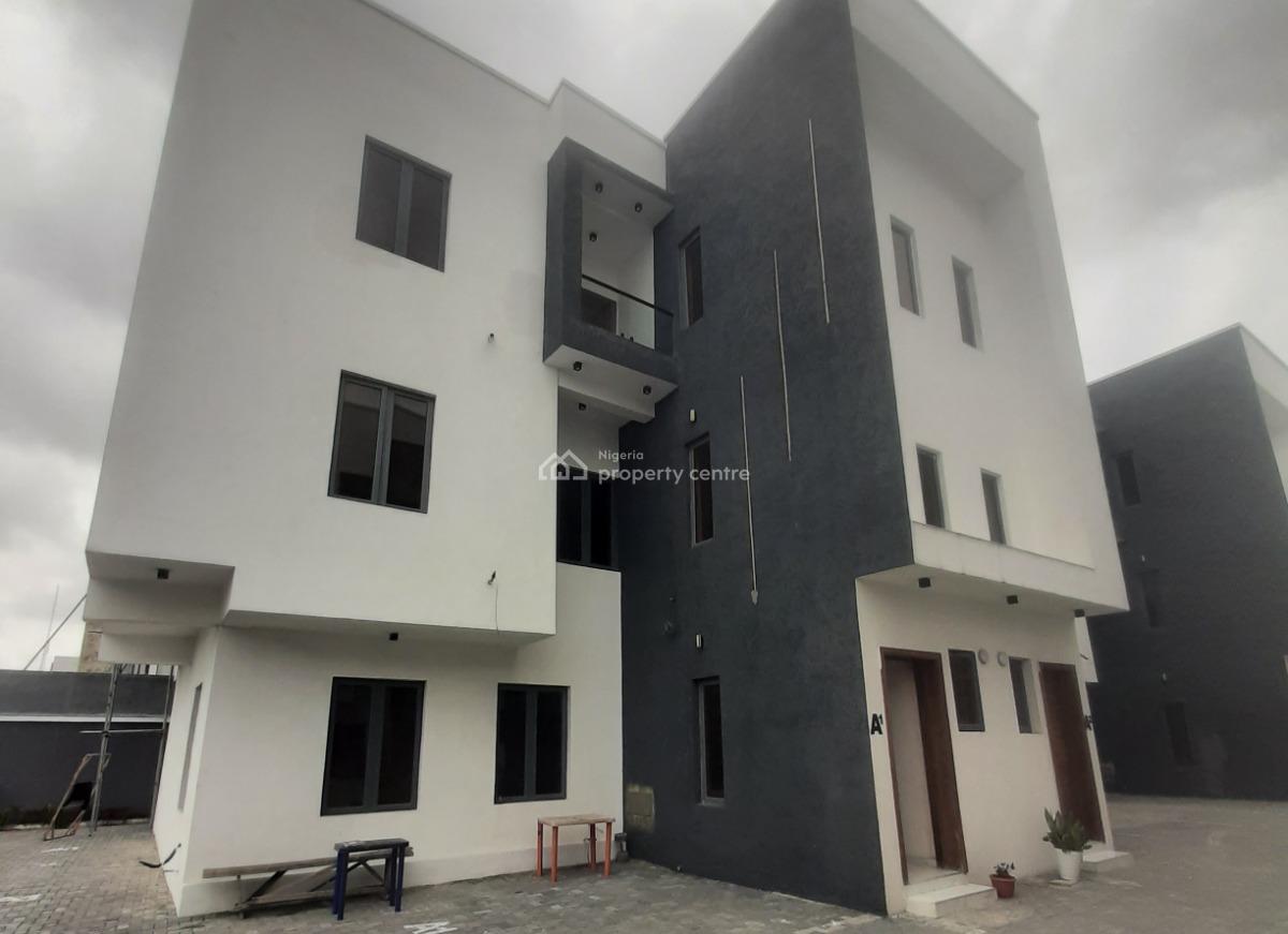 Serviced with 24/7 Power Supply 4 Bedroom En-suite Semi-detached Duple, Lekki Phase 1, Lekki, Lagos, Semi-detached Duplex for Rent