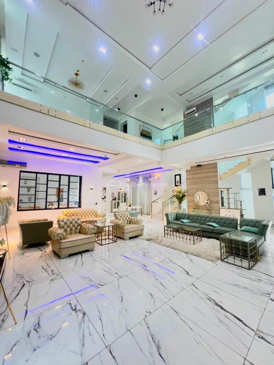 Spacious and Luxury 5-bedroom Fully Detached House with 2-room Bq, Osapa London, Lekki, Lagos, Detached Duplex for Sale