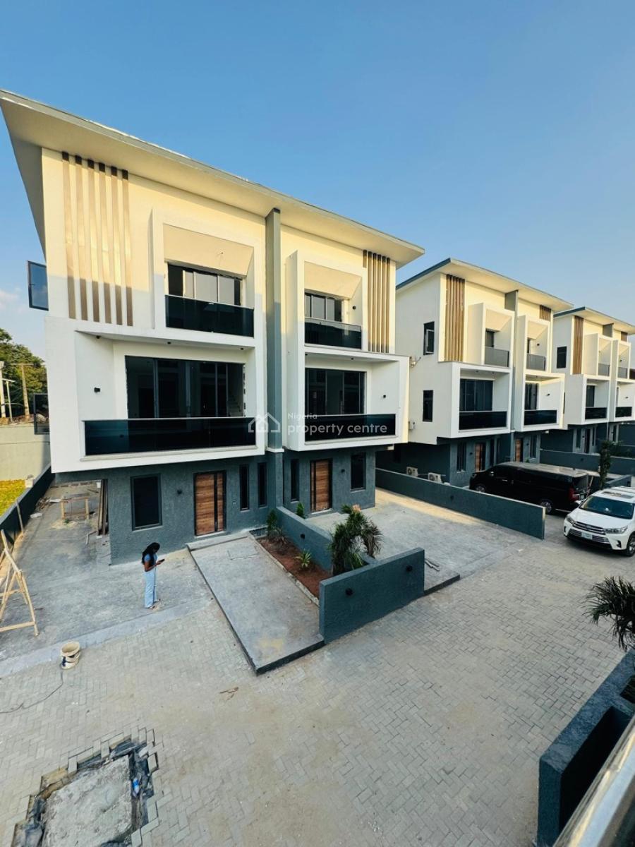 Lovely Built 4 Bedroom Semi Detached Duplex + Bq & Pool in Secure Est, Ikeja Gra, Ikeja, Lagos, Semi-detached Duplex for Sale
