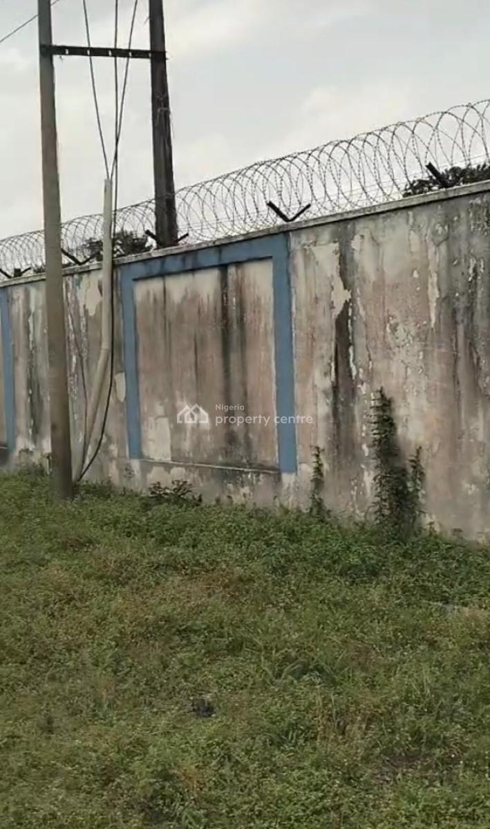 Vacant Warehouse of 3.5 Acres  Directly Facing Roas, Ogba, Ikeja, Lagos, Warehouse for Sale