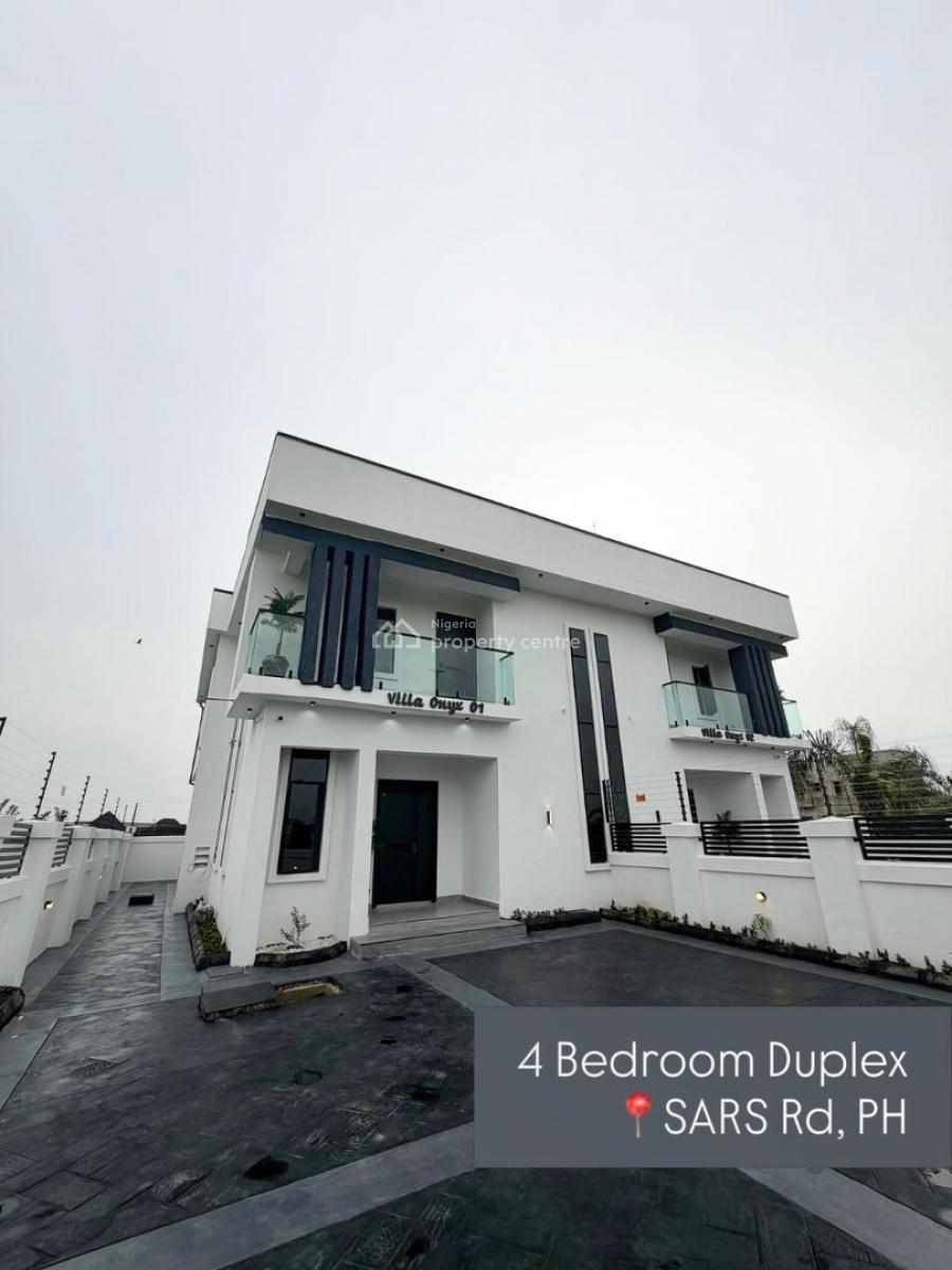 Newly Built 4 Bedroom Semi Detached Duplex, Sars Road, Port Harcourt, Rivers, Semi-detached Duplex for Sale