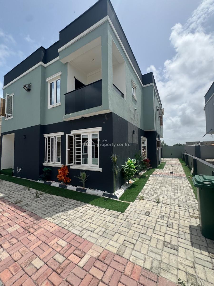 Fully Detached 4 Bedroom Duplex with Bq, Wealth Land Green Estate Oribanwa, Oribanwa, Ibeju Lekki, Lagos, Detached Duplex for Rent