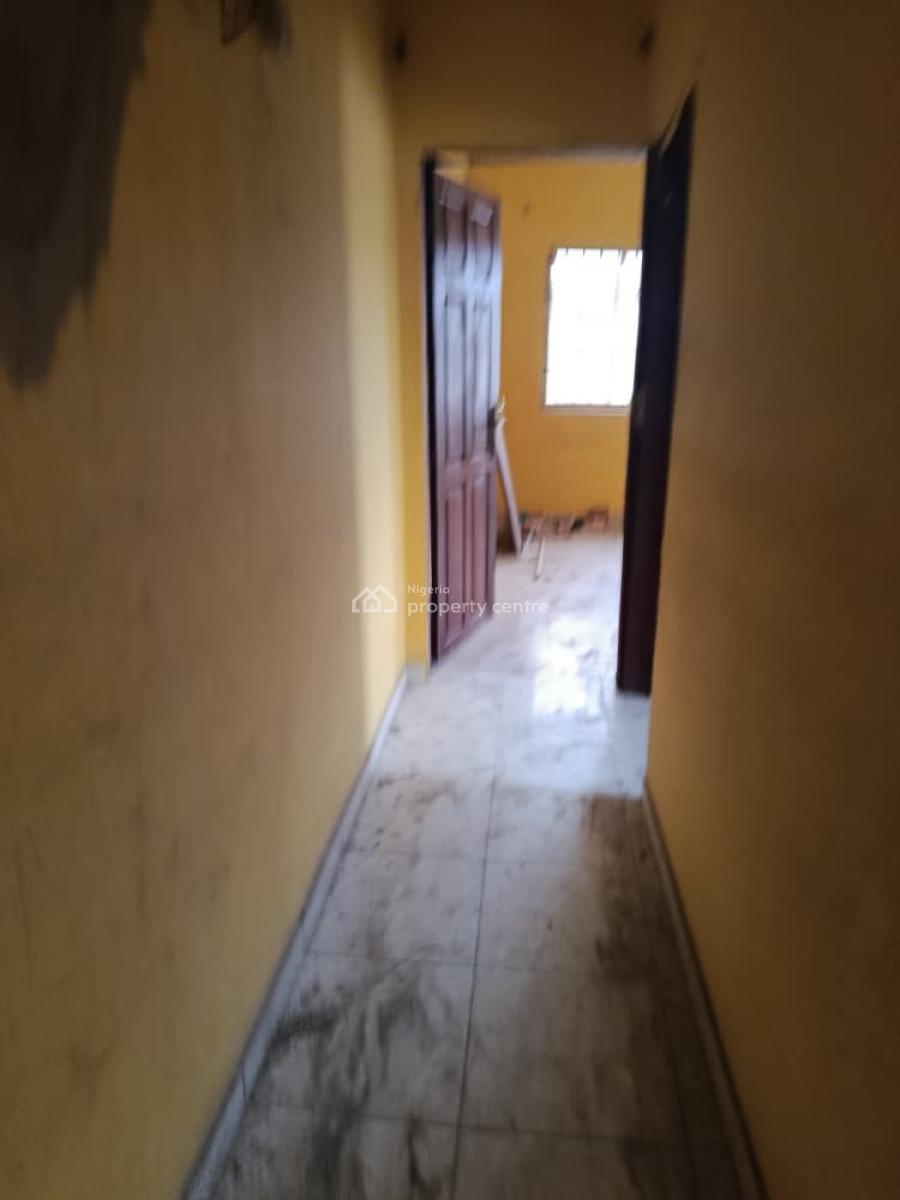 Renovated Two-bedroom Apartment on First Floor with Balcony, Off Arowojobe Road, Oshodi, Lagos, Flat / Apartment for Rent