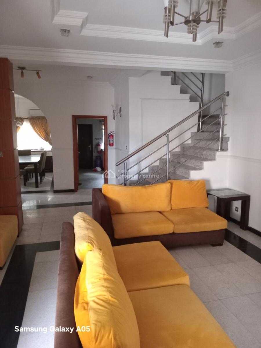 Furnished 3-bedroom Terrace Duplex, in an Estate, Wuye, Wuye, Abuja, Terraced Duplex for Rent