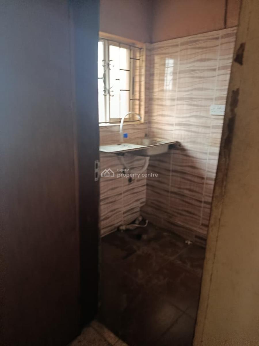 Renovated One-bedroom Apartment on  First Floor with Balcony, Off Arowojobe Road, Oshodi, Lagos, Mini Flat (room and Parlour) for Rent