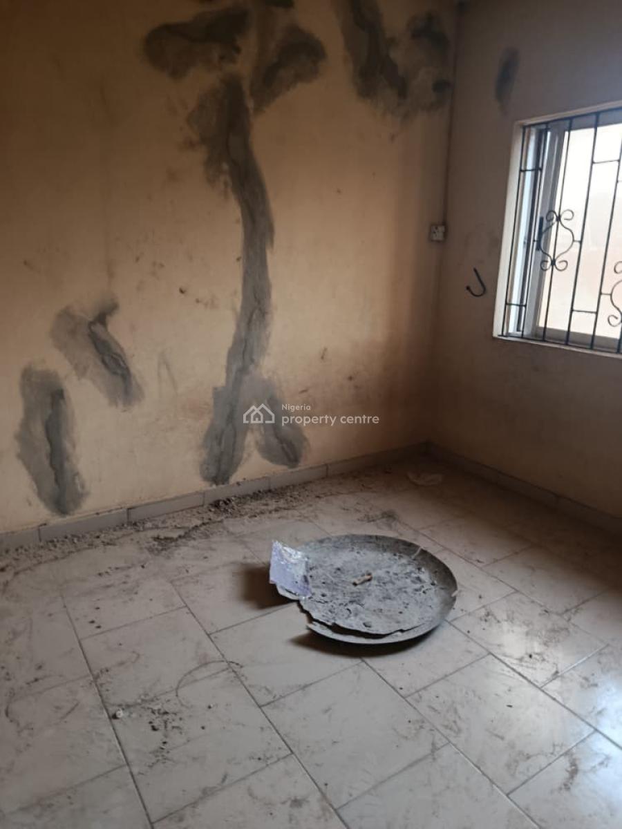 Renovated One-bedroom Apartment on  First Floor with Balcony, Off Arowojobe Road, Oshodi, Lagos, Mini Flat (room and Parlour) for Rent