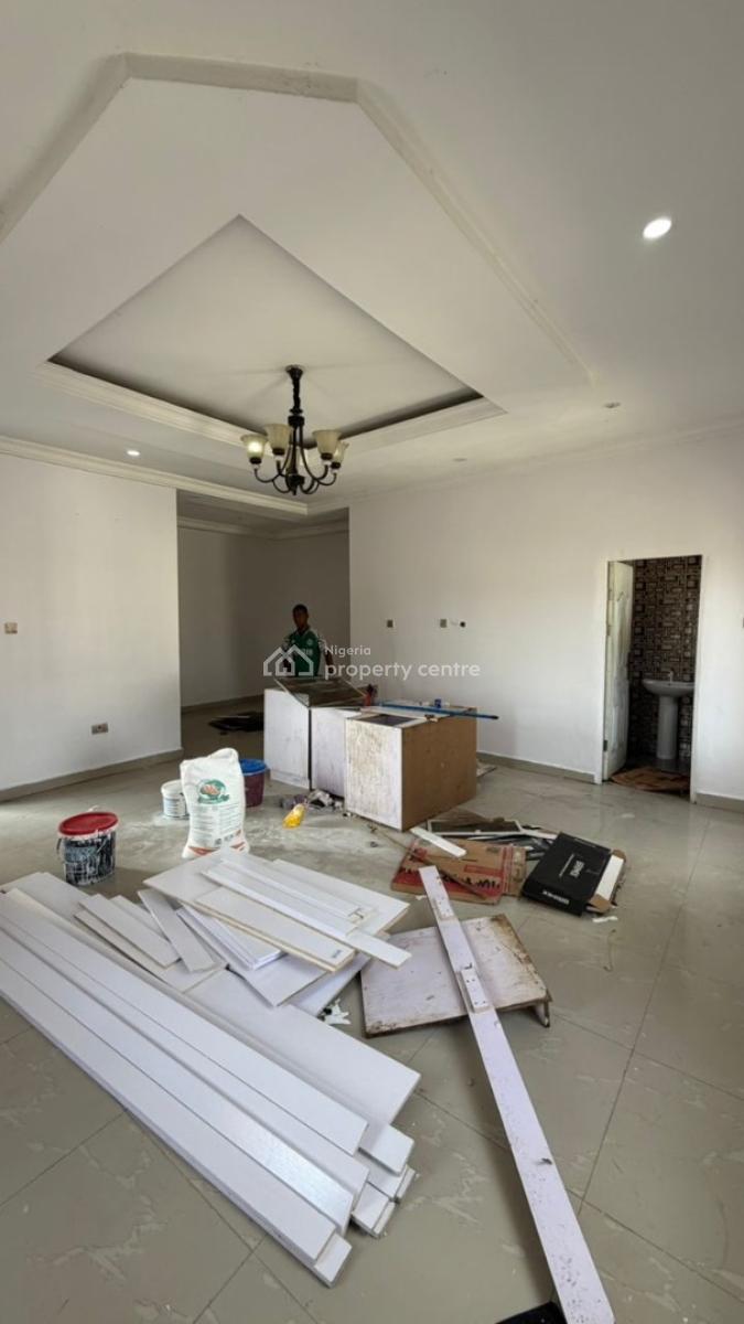 Ongoing Renovations 3bedroom Apartment Upstairs, Abraham Adesanya Bus Stop, Ajah, Lagos, Flat / Apartment for Rent