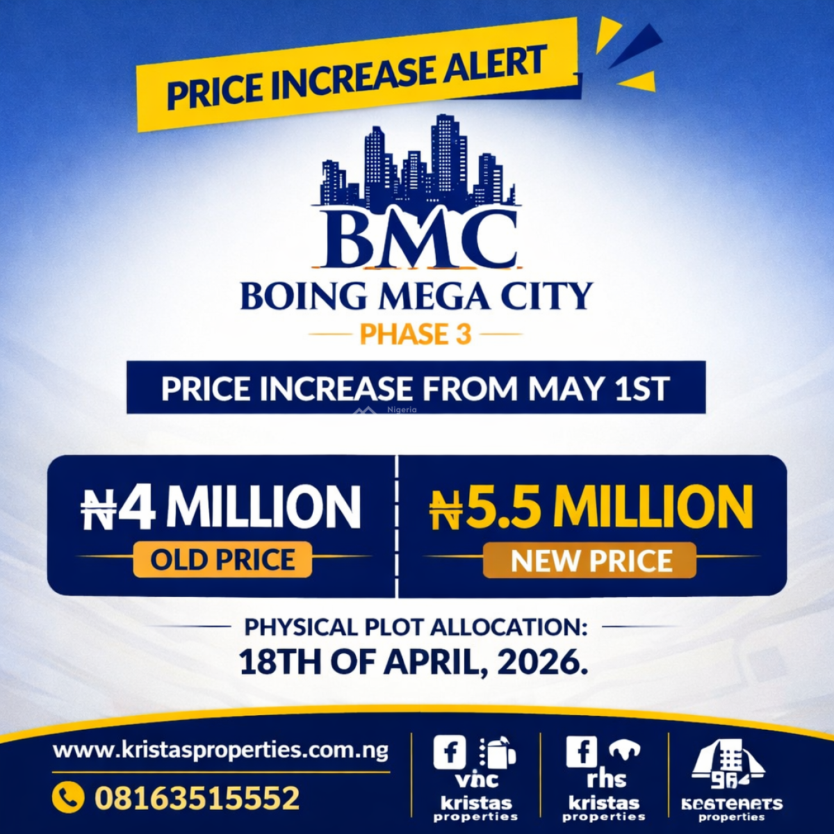 Boing Mega City (bmc) Phase 3 -- Prime Plot Investment Opportunity, Iguruta Portharcourt, Port Harcourt, Rivers, Mixed-use Land for Sale
