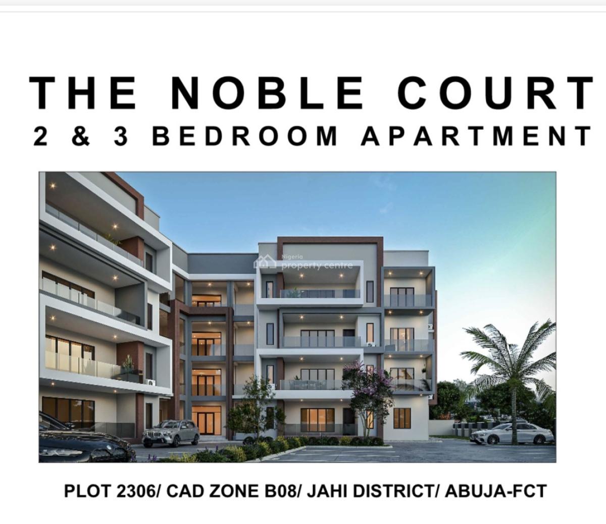 3 Bedroom Luxury Apartments with Bq, Jahi, Abuja, Flat / Apartment for Sale