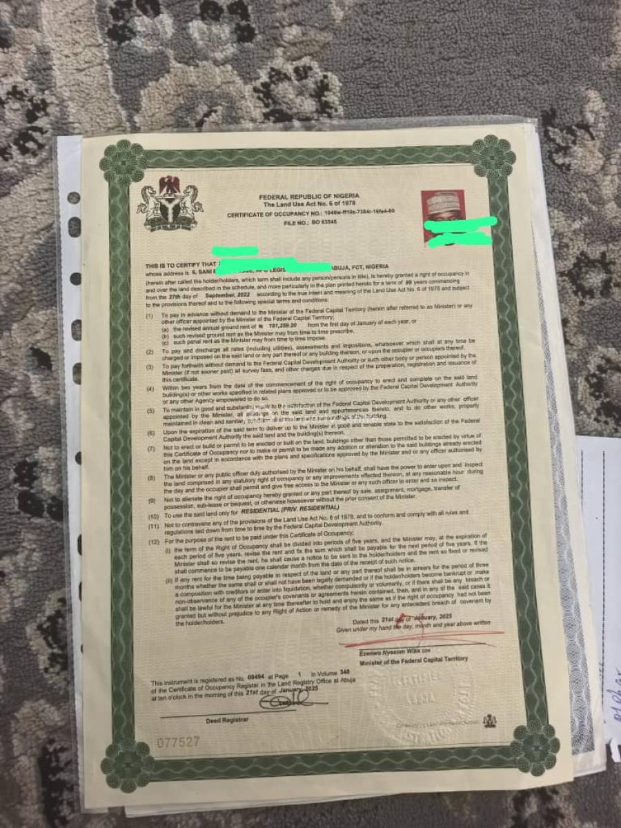 100 Hectares Mass Housing Land (c of O)-karsana South(full Block Only), Karsana South, Karsana, Abuja, Residential Land for Sale