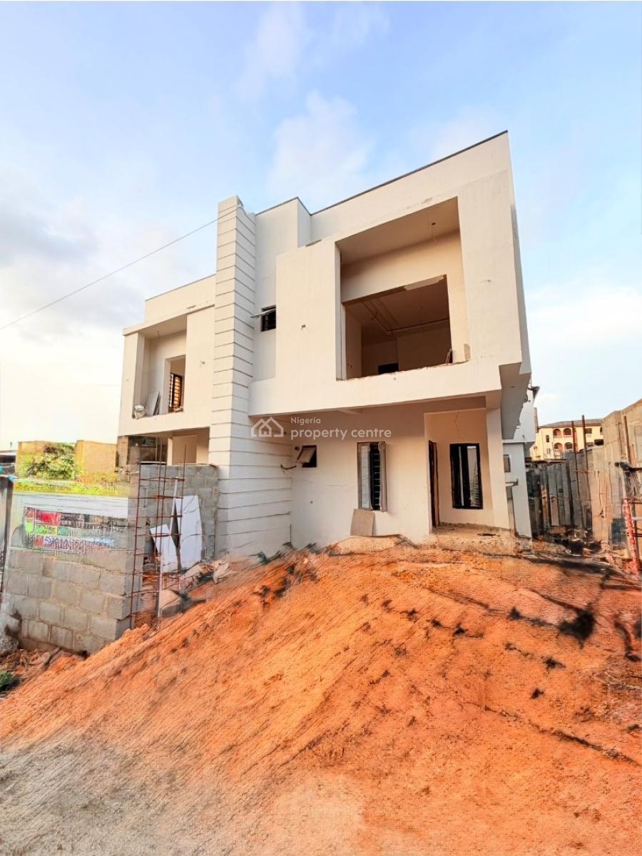 Lovely Built 4 Bedroom Semi Detached Duplex with a Room Bq, Ogba, Ikeja, Lagos, Semi-detached Duplex for Sale