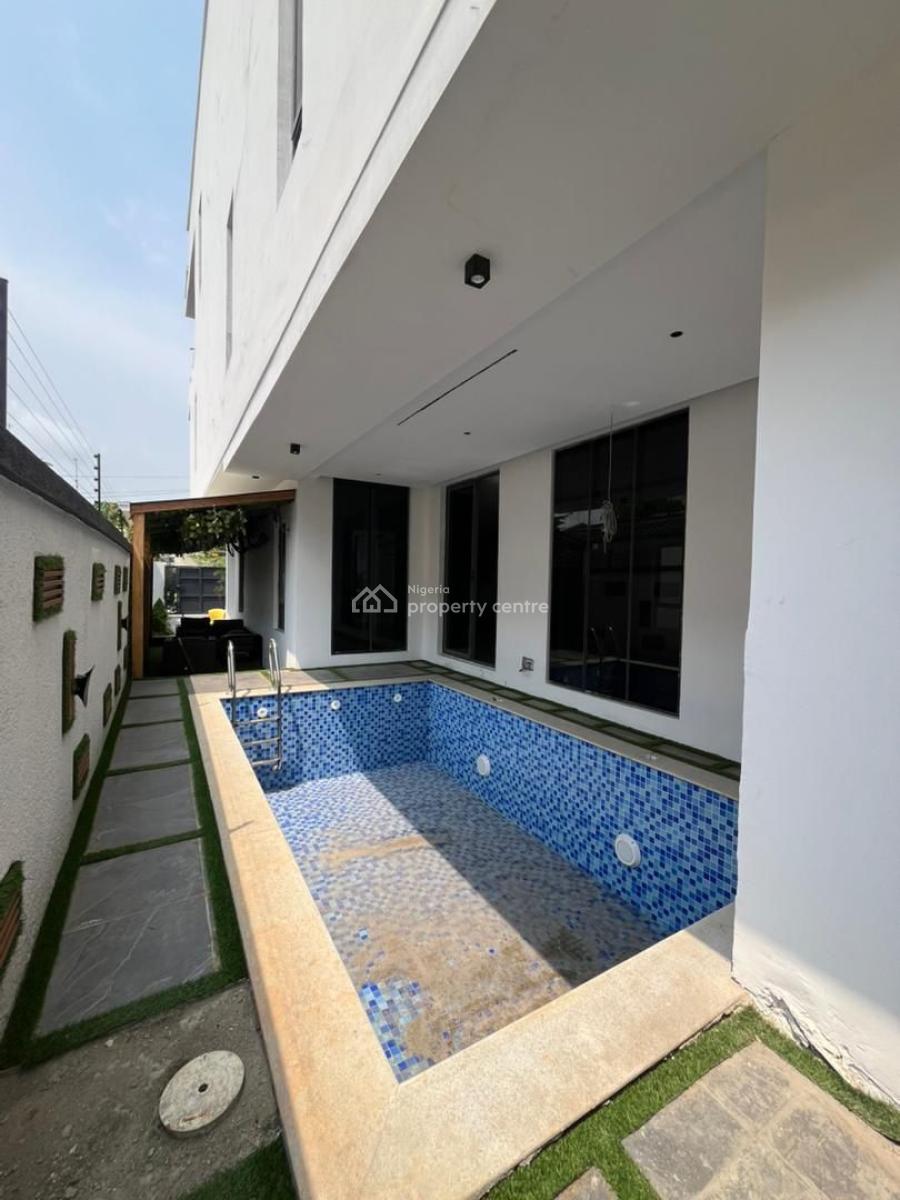 Impeccable 5 Bedroom Detached Duplex + Bq, Pool, Study Room, & Gazebo, Lekki Phase 1, Lekki, Lagos, Detached Duplex for Sale
