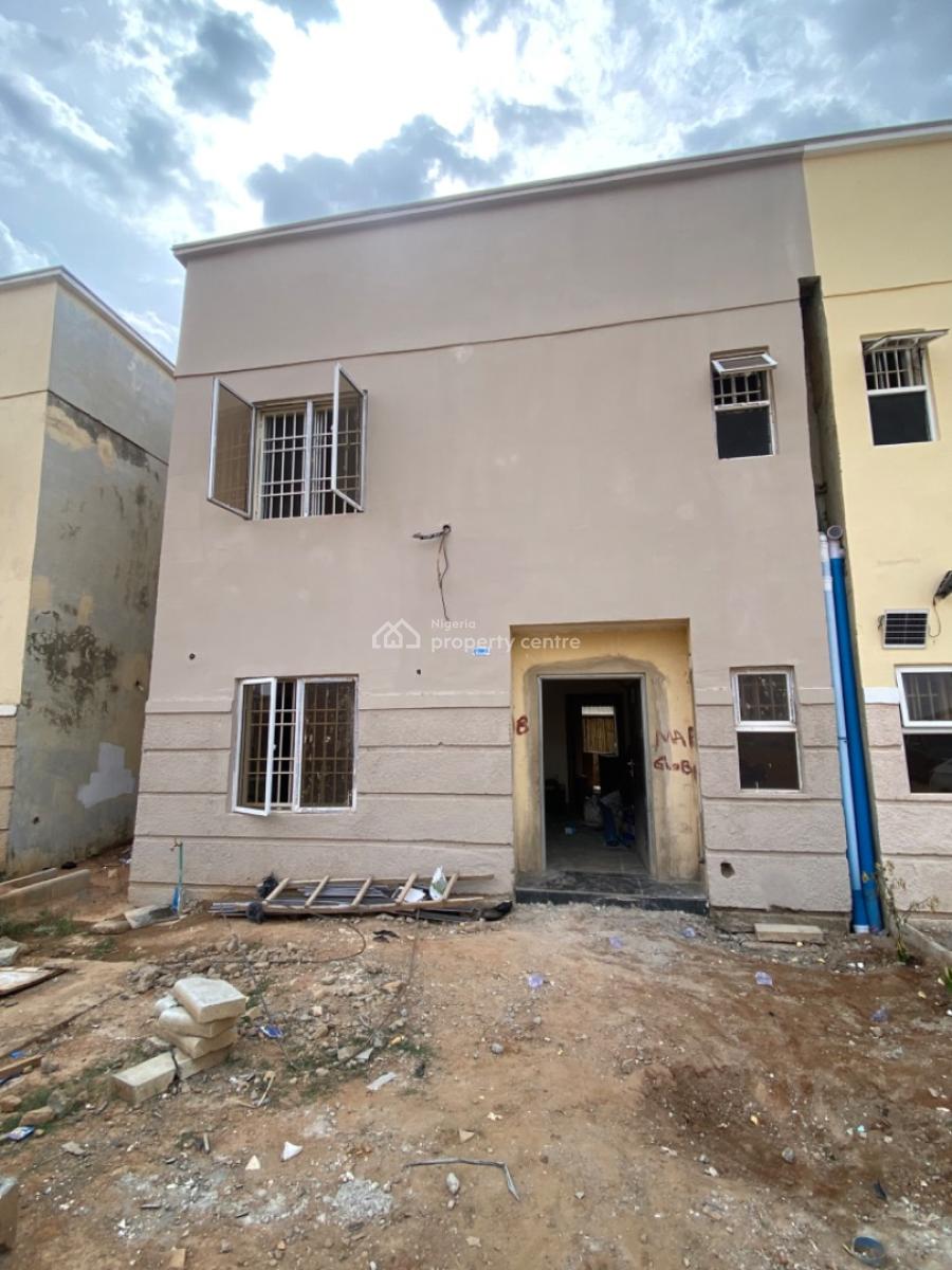 Brand New 4 Bedroom Flat in a Secured Estate (shell) Finishing, Life Camp, Abuja, Terraced Duplex for Sale