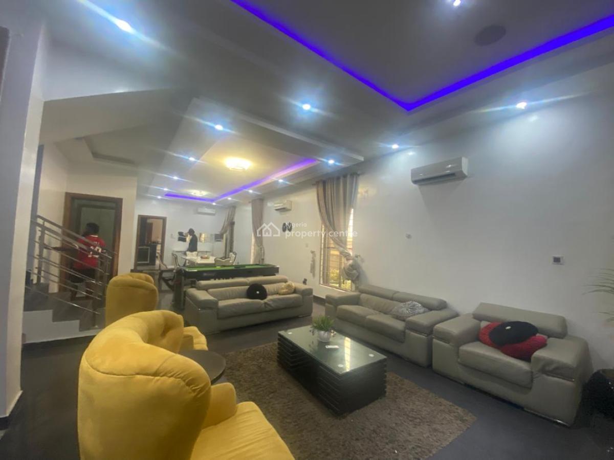 Fully Furnished 5 Bedroom Detached Duplex, Mega Mount Estate, Ikota, Lekki, Lagos, Detached Duplex for Rent