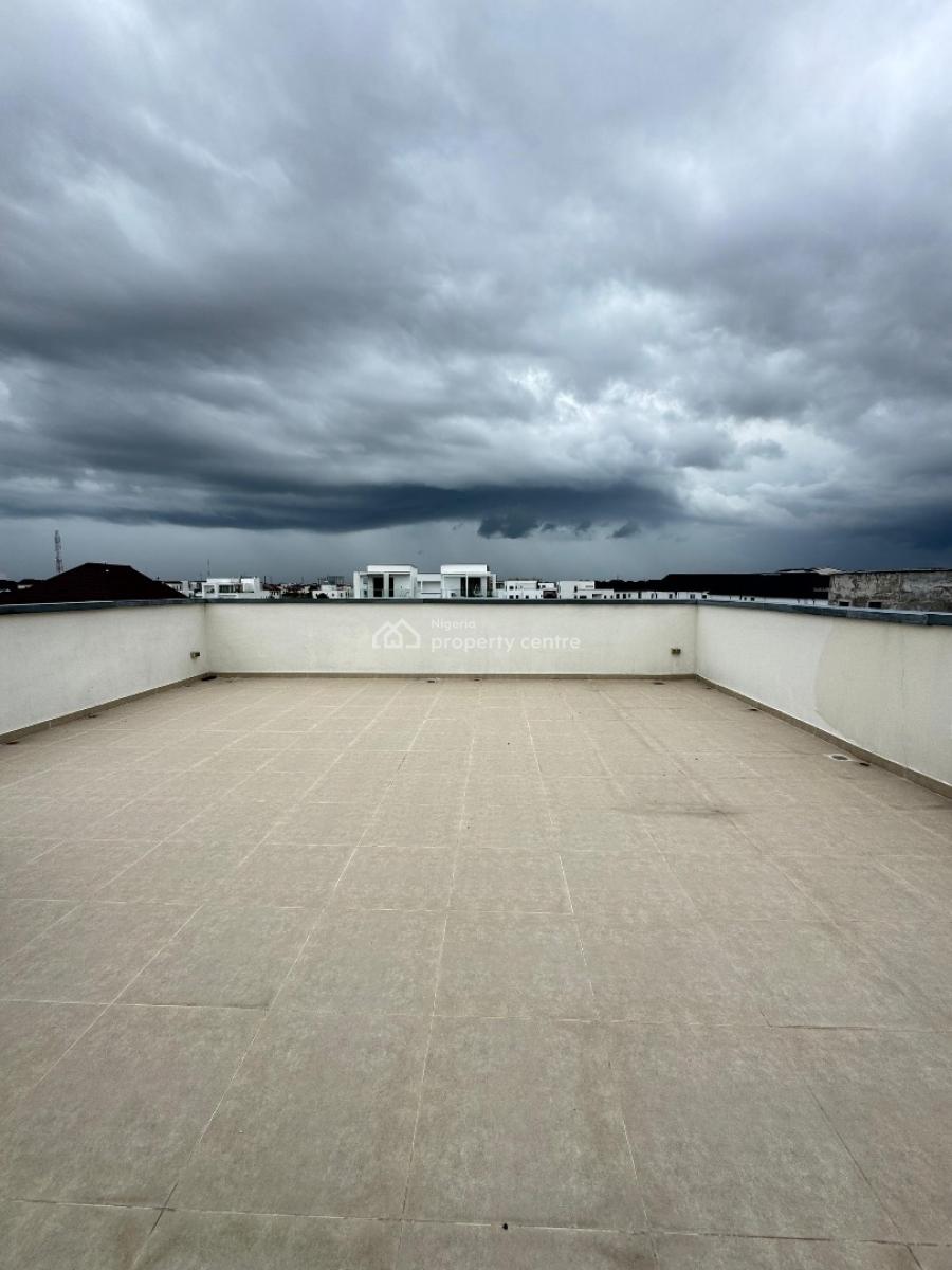 Luxury 5 Bedroom Detached Duplex with Rooftop Terrace, Garden & Bq, Located in a Prime Residential Neighborhood, Lekki, Lagos, Detached Duplex for Sale