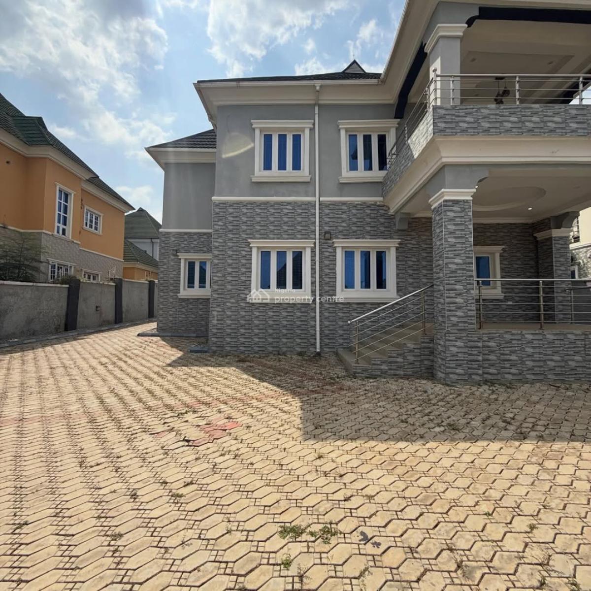 Well Built 5 Bedroom Detached Duplex with 2 Rooms Bq in Lovely Estate, Life Camp, Abuja, Detached Duplex for Sale