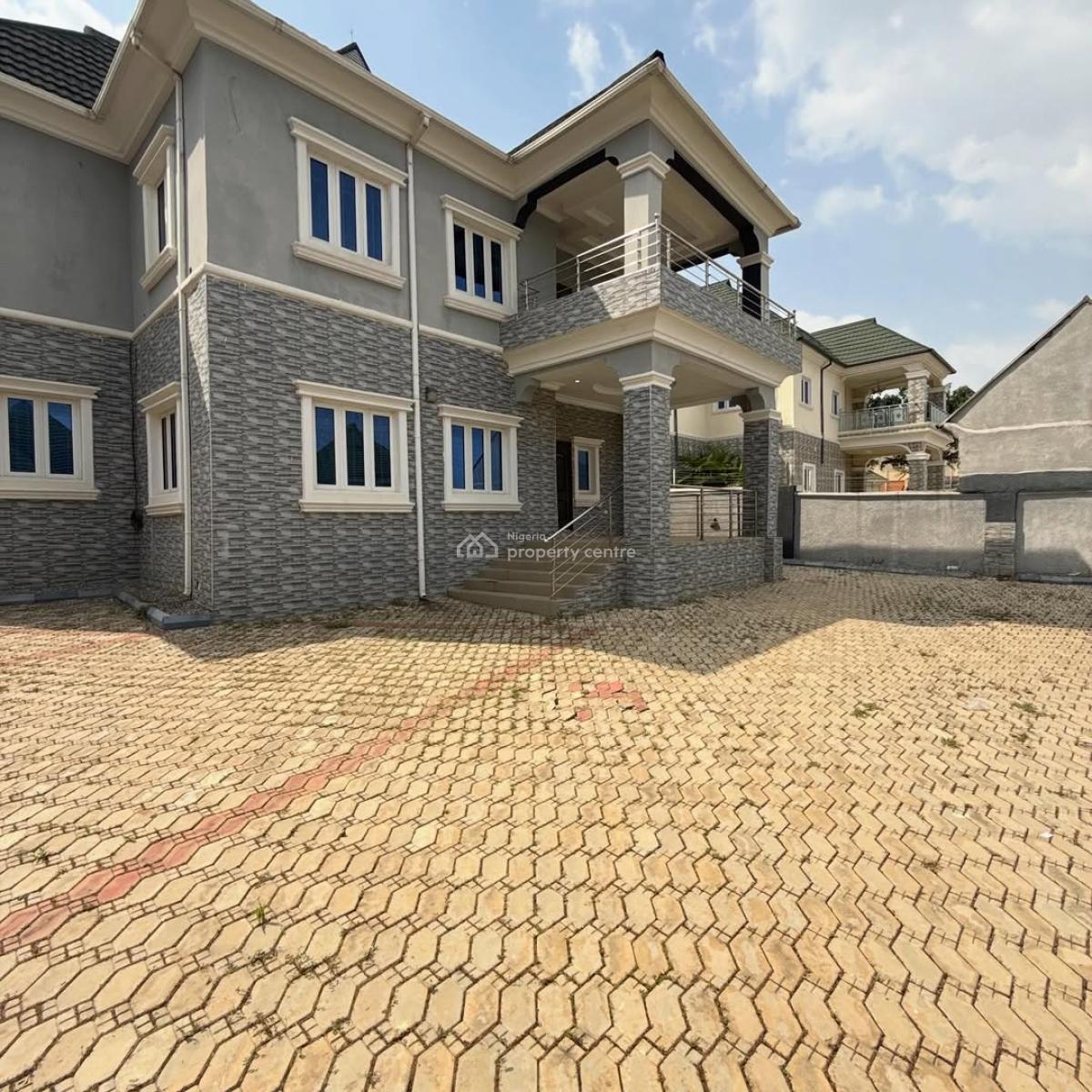 Well Built 5 Bedroom Detached Duplex with 2 Rooms Bq in Lovely Estate, Life Camp, Abuja, Detached Duplex for Sale