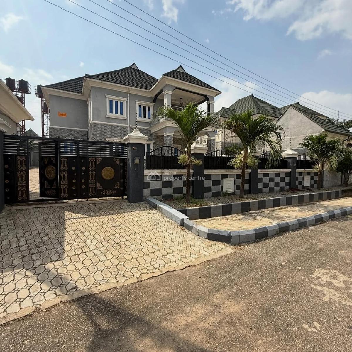 Well Built 5 Bedroom Detached Duplex with 2 Rooms Bq in Lovely Estate, Life Camp, Abuja, Detached Duplex for Sale