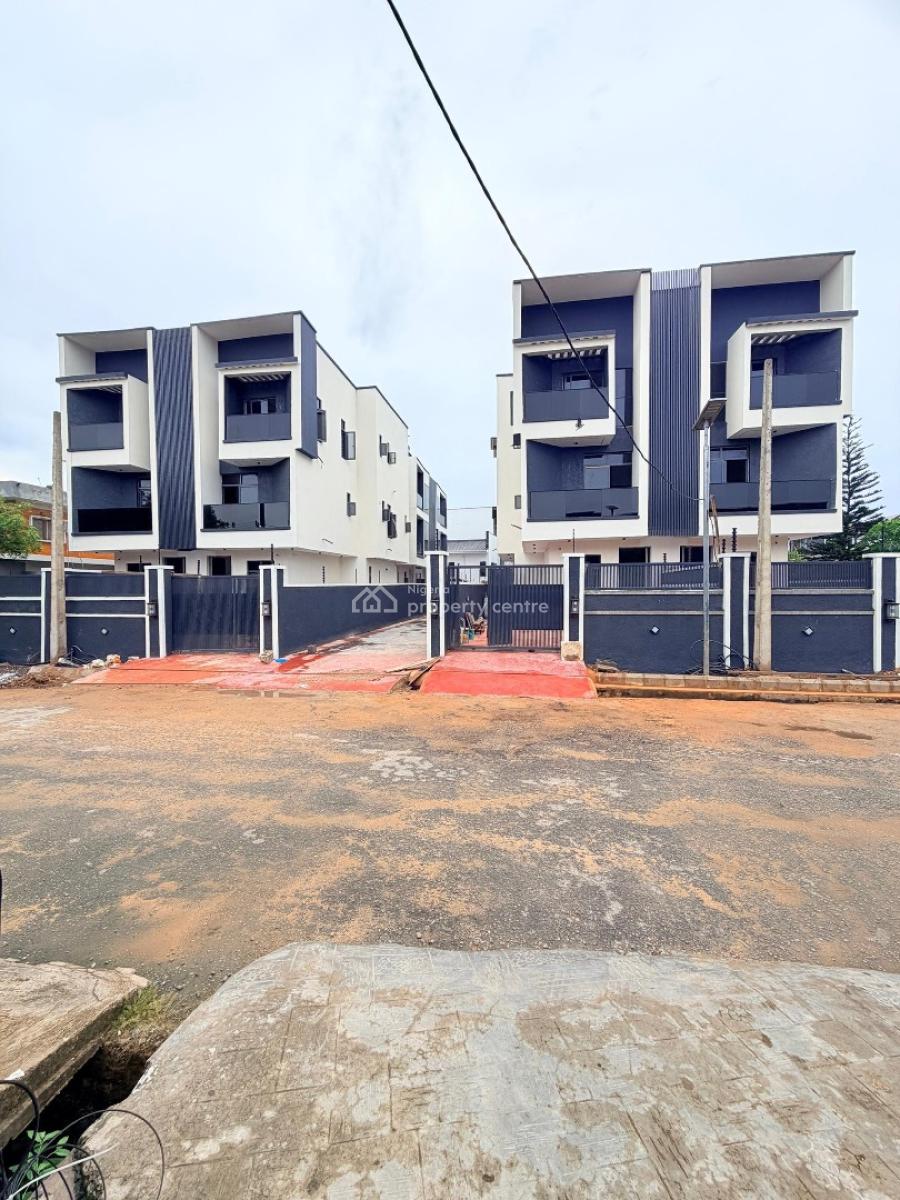 Newly Built 4 Bedroom Semi Detached Duplex + Bq Close to Boeing Estate, Firs Office, Kuture Yard, The Barroti Place, Icm, Chrisland Schools, Adeniyi Jones, Ikeja, Lagos, Semi-detached Duplex for Sale