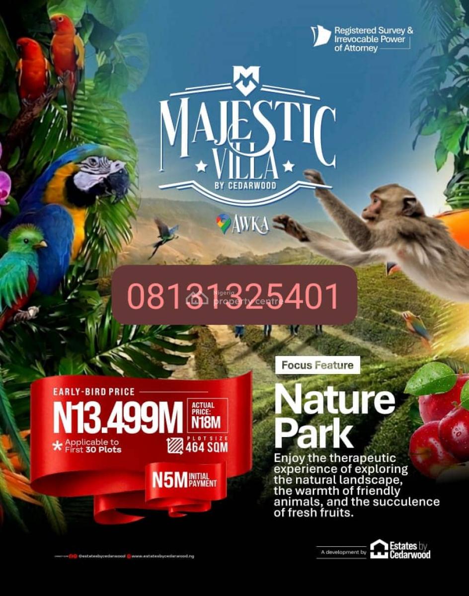 Plots of Buy and Build Land in Awka, Shares Boundary with Enugu Agidi, Awka, Anambra, Residential Land for Sale