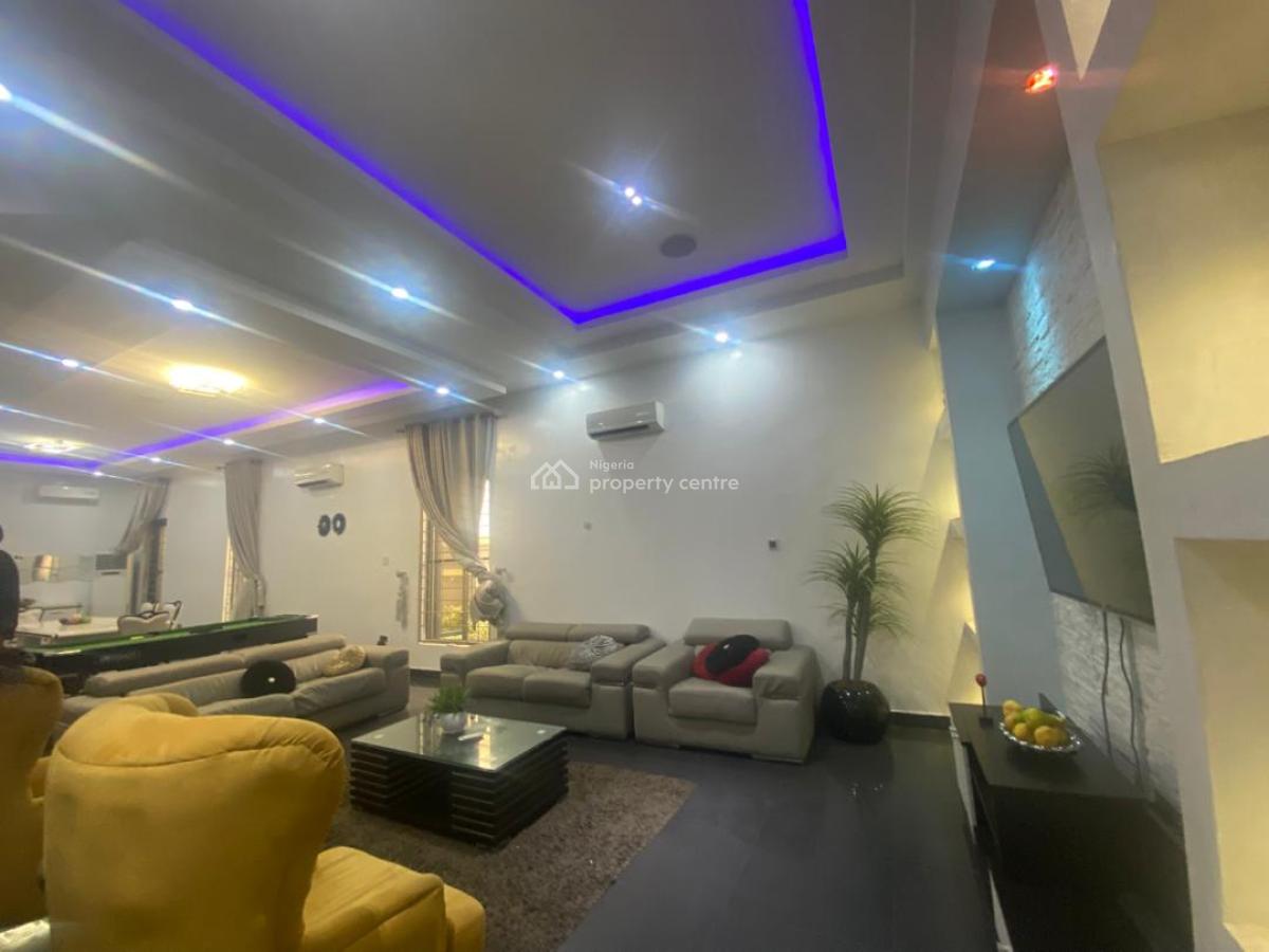 Full Furnished 5 Bedrooms Detached Duplex, Megamound Estate, Ikota, Lekki, Lagos, Detached Duplex for Rent