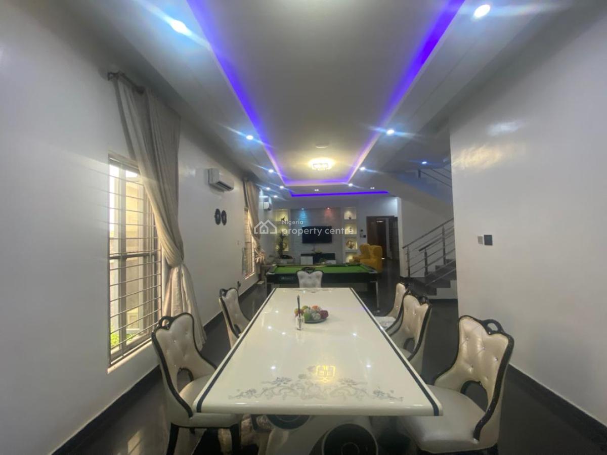 Full Furnished 5 Bedrooms Detached Duplex, Megamound Estate, Ikota, Lekki, Lagos, Detached Duplex for Rent