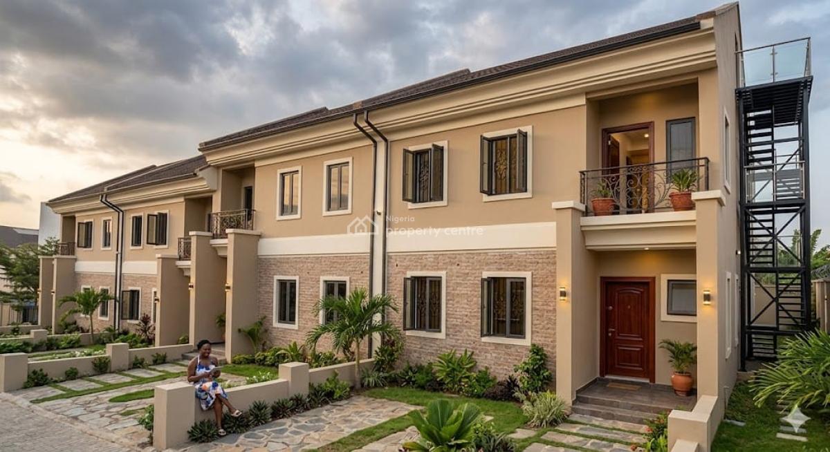 New 3 Bedroom Terrace Duplex+ Bqu, Rockvale Manors Estate Apo, Apo, Abuja, Terraced Duplex for Rent