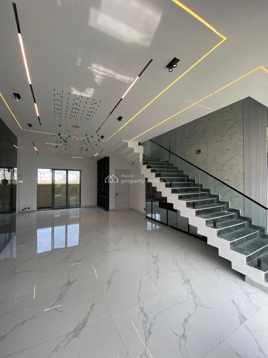 5 Bedroom Contemporary Design Duplex with 1ensuite Maid Room, Gated Estate in Lekki Phase 1, Lekki, Lagos, Detached Duplex for Sale
