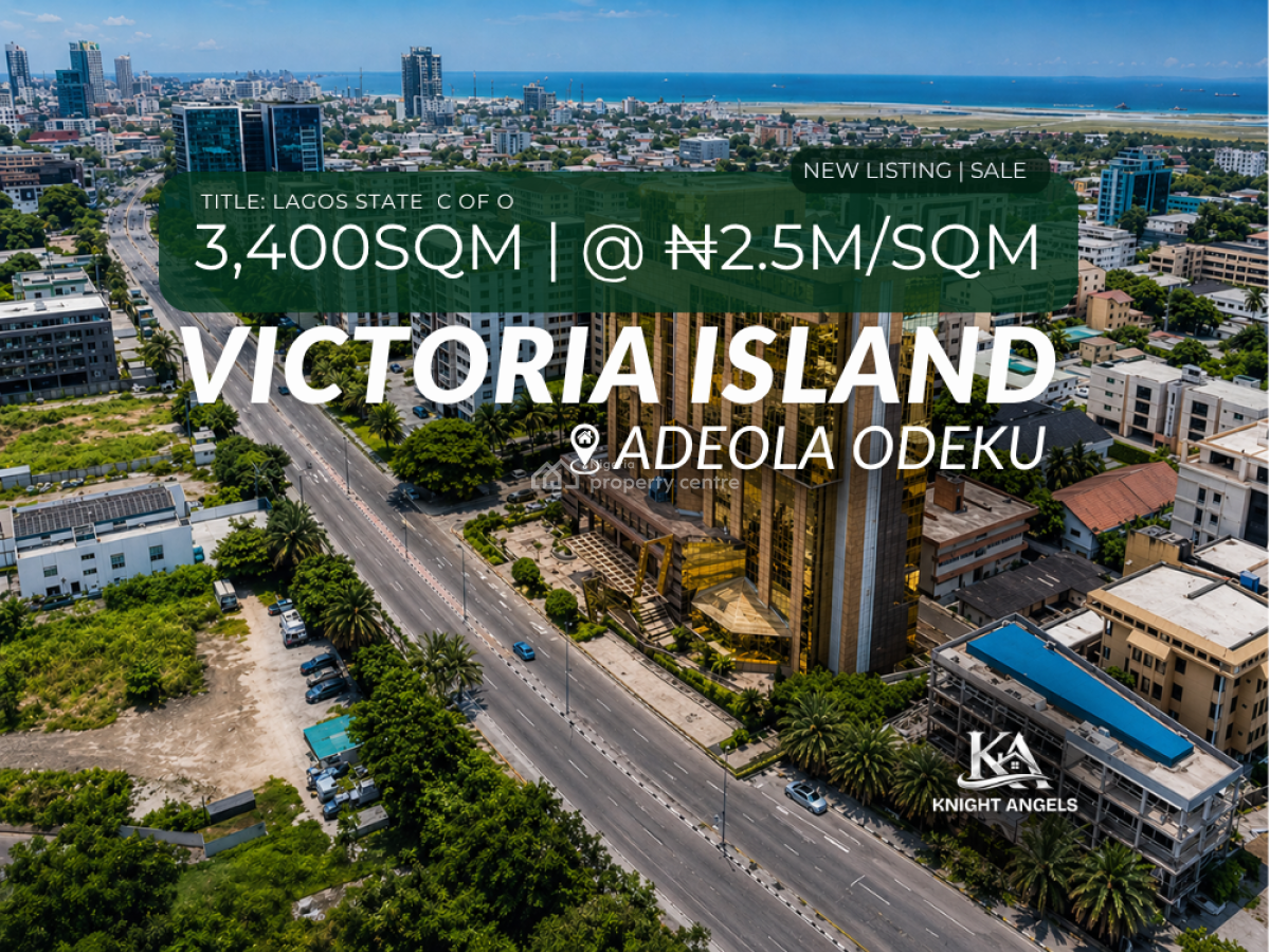 a Prime 3,400 Sqm Commercial / Mixed-use Land, Adeola Odeku Street, Victoria Island (vi), Lagos, Commercial Land for Sale