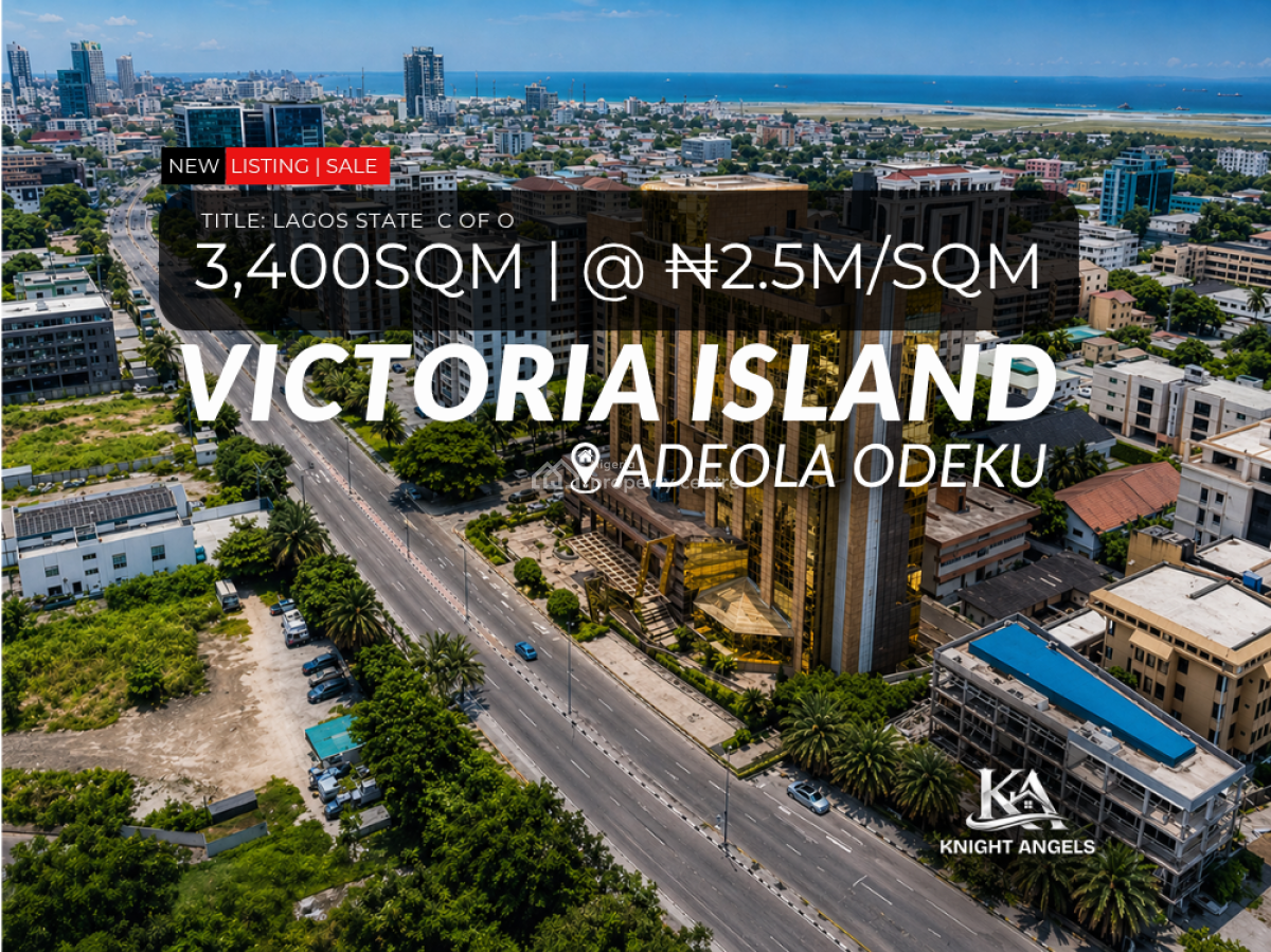 a Prime 3,400 Sqm Commercial / Mixed-use Land, Adeola Odeku Street, Victoria Island (vi), Lagos, Commercial Land for Sale