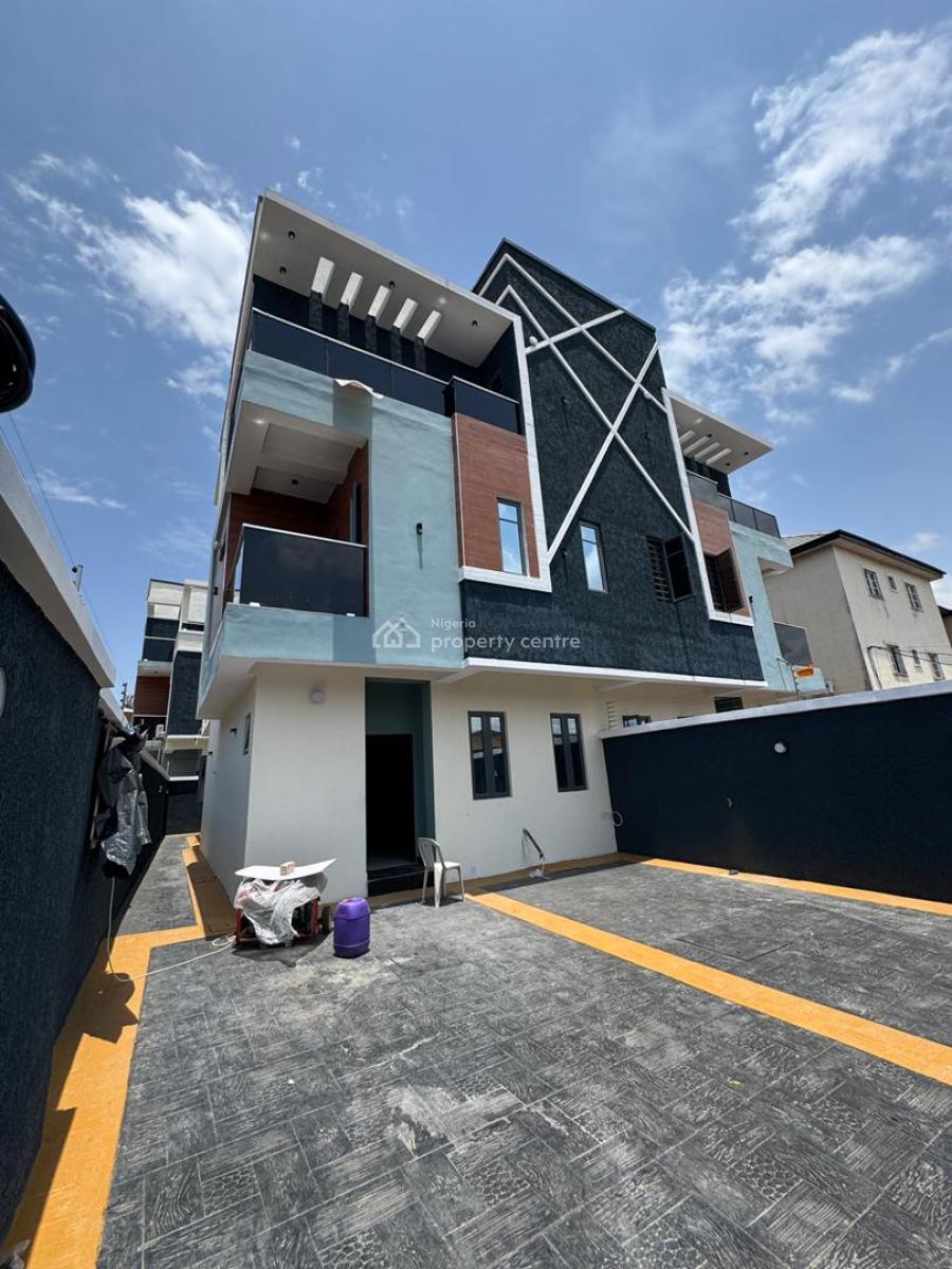 Lovely 4 Bedroom Semi Detached Duplex with a Room Bq in an Estate., in a Secure Estate in Gbagada, Gbagada, Lagos, Semi-detached Duplex for Sale
