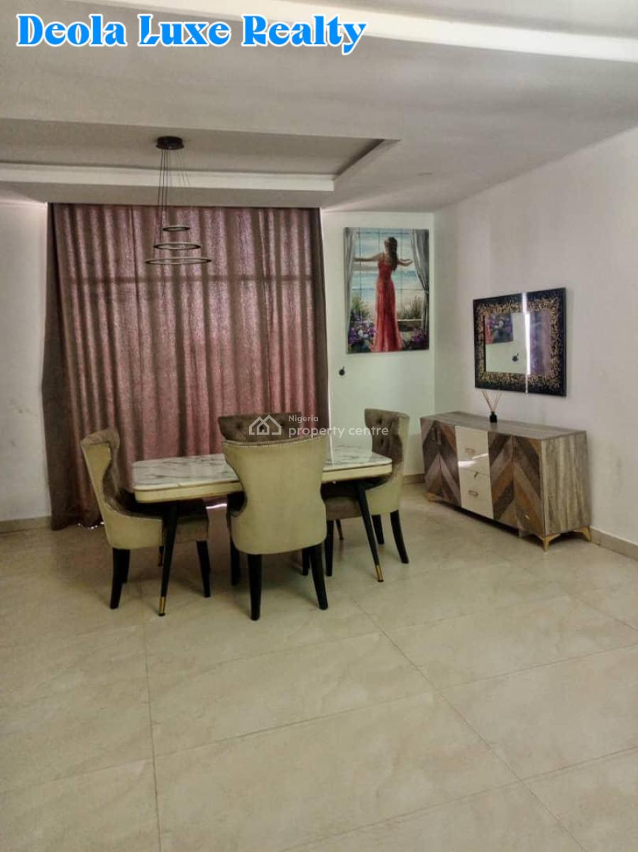 Modern Serviced Built 3 Bedroom Apartment with a Bq (fully Furnished), Off Bisola Durosimi, Lekki Phase 1, Lekki, Lagos, Flat / Apartment for Rent