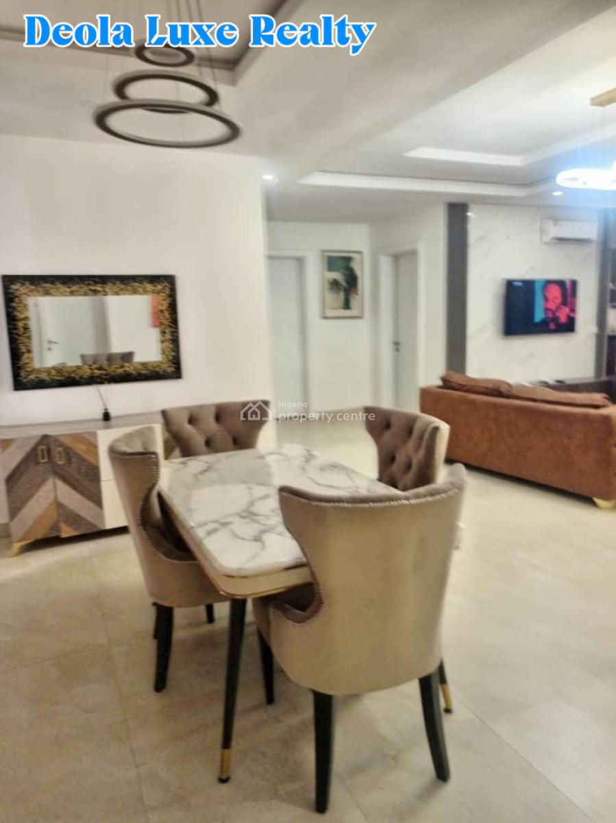 Modern Serviced Built 3 Bedroom Apartment with a Bq (fully Furnished), Off Bisola Durosimi, Lekki Phase 1, Lekki, Lagos, Flat / Apartment for Rent