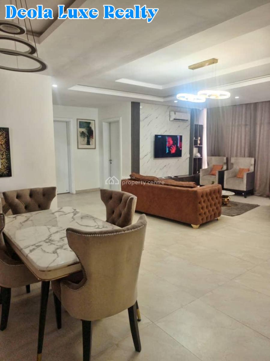Modern Serviced Built 3 Bedroom Apartment with a Bq (fully Furnished), Off Bisola Durosimi, Lekki Phase 1, Lekki, Lagos, Flat / Apartment for Rent