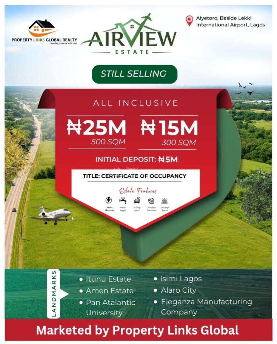 Verified C of O Land  Aiyetoro, Aiyetoro, Ibeju Lekki, Lagos, Residential Land for Sale