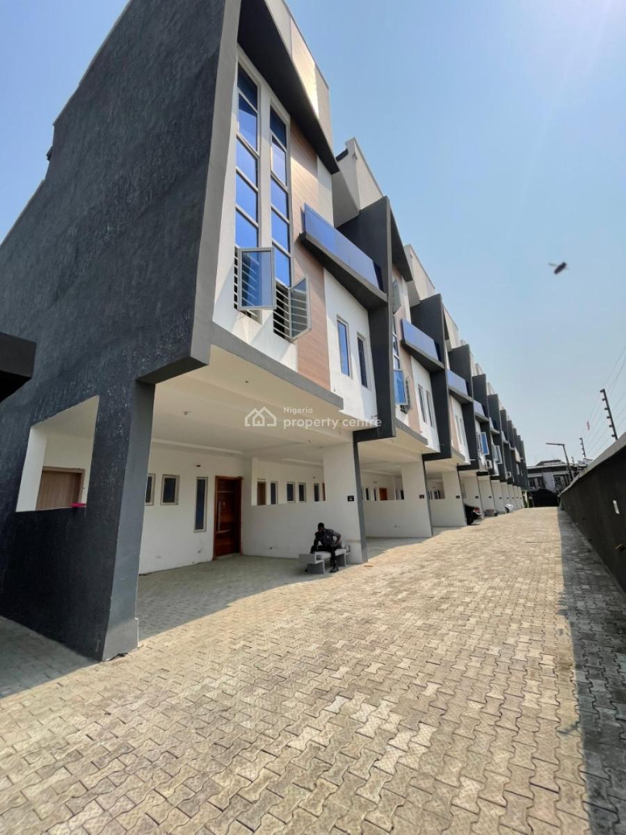 4 Bedroom Terrace Duplex with Bq and Pool, Ikate, Lekki, Lagos, Terraced Duplex for Sale